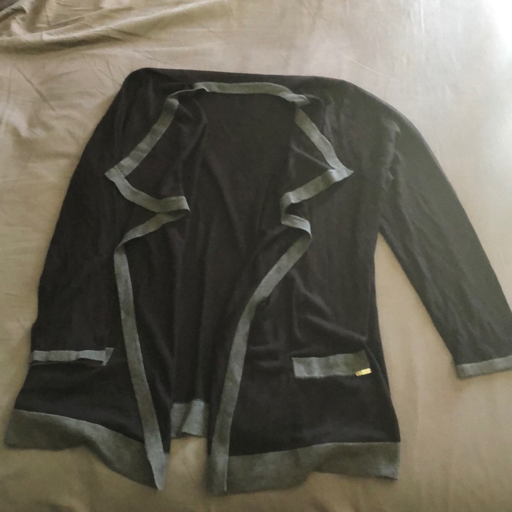 Calvin Klein open front cardigan